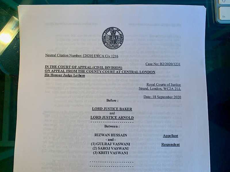 The Court of Appeal's judgment